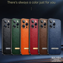 Load image into Gallery viewer, SULADA Invisible Bracket Leather Back Cover Phone Case, For iPhone 14, For iPhone 14 Plus, For iPhone 14 Pro, For iPhone 14 Pro Max, For iPhone 13, For iPhone 13 Pro, For iPhone 13 Pro Max