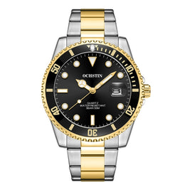 Multifunctional Quartz Waterproof Luminous Steel Strap Men Watch