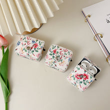 Load image into Gallery viewer, White Floral PU Leather Wireless Earphone Case, For AirPods Pro 2, For AirPods 3, For AirPods Pro