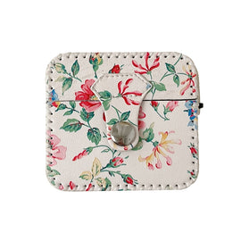 White Floral PU Leather Wireless Earphone Case, For AirPods Pro 2, For AirPods 3, For AirPods Pro