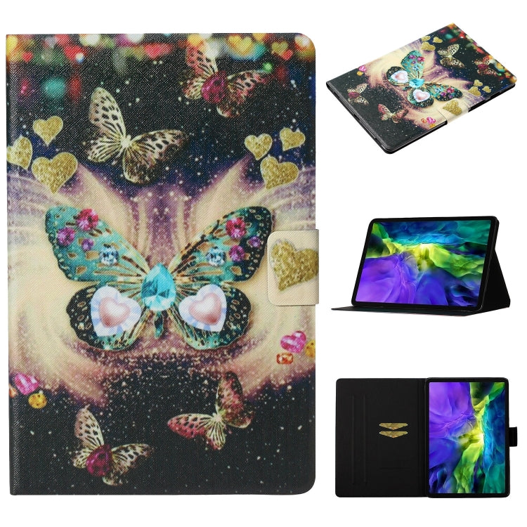 Coloured Drawing Pattern Horizontal Flip Leather Case with Holder & Card Slot & Sleep / Wake-up Function, For iPad Pro 11 (2020), For iPad mini 5 / 4 / 3 / 2 / 1, For iPad 10.2, For iPad Pro 10.5, For iPad Air / Air 2, For iPad 9.7 (2018) & (2017)