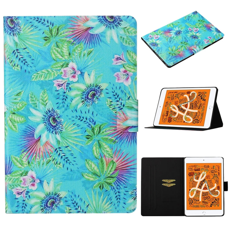 Coloured Drawing Pattern Horizontal Flip Leather Case with Holder & Card Slot & Sleep / Wake-up Function, For iPad Pro 11 (2020), For iPad mini 5 / 4 / 3 / 2 / 1, For iPad 10.2, For iPad Pro 10.5, For iPad Air / Air 2, For iPad 9.7 (2018) & (2017)