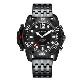 Fashion Steel Strap Multifunctional Quartz Men Watch