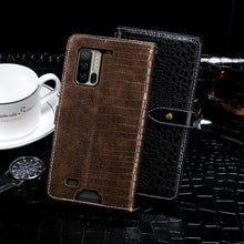 Load image into Gallery viewer, idewei Crocodile Texture Horizontal Flip Leather Case with Holder &amp; Card Slots &amp; Wallet, For Ulefone Armor 7, For Blackview BV9800 Pro, For Doogee X90, For Samsung Galaxy Feel 2, For ZTE Blade 20 Smart