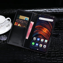 Load image into Gallery viewer, idewei Crocodile Texture Horizontal Flip Leather Case with Holder &amp; Card Slots &amp; Wallet, For Ulefone Armor 7, For Blackview BV9800 Pro, For Doogee X90, For Samsung Galaxy Feel 2, For ZTE Blade 20 Smart