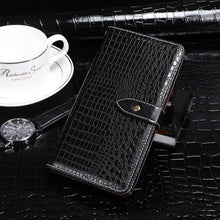 Load image into Gallery viewer, idewei Crocodile Texture Horizontal Flip Leather Case with Holder &amp; Card Slots &amp; Wallet, For Ulefone Armor 7, For Blackview BV9800 Pro, For Doogee X90, For Samsung Galaxy Feel 2, For ZTE Blade 20 Smart