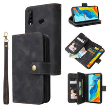 Load image into Gallery viewer, Multifunctional Card Slot Zipper Wallet Leather Phone Case, For Huawei P30 Lite, For Huawei P30 Pro, For Huawei P40 Pro, For Huawei P Smart Z, For iPhone SE 2022 / SE 2020 / 8 / 7, For iPhone 6s / 6, For iPhone 6s Plus / 6 Plus, For iPhone 8 Plus / 7 P...