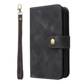 Multifunctional Card Slot Zipper Wallet Leather Phone Case, For Huawei P30 Lite, For Huawei P30 Pro, For Huawei P40 Pro, For Huawei P Smart Z, For iPhone SE 2022 / SE 2020 / 8 / 7, For iPhone 6s / 6, For iPhone 6s Plus / 6 Plus, For iPhone 8 Plus / 7 P...