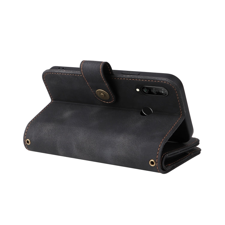 Multifunctional Card Slot Zipper Wallet Leather Phone Case, For Huawei P30 Lite, For Huawei P30 Pro, For Huawei P40 Pro, For Huawei P Smart Z, For iPhone SE 2022 / SE 2020 / 8 / 7, For iPhone 6s / 6, For iPhone 6s Plus / 6 Plus, For iPhone 8 Plus / 7 P...