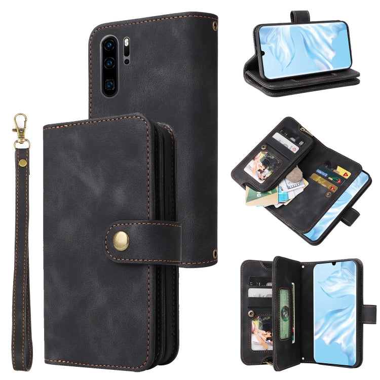 Multifunctional Card Slot Zipper Wallet Leather Phone Case, For Huawei P30 Lite, For Huawei P30 Pro, For Huawei P40 Pro, For Huawei P Smart Z, For iPhone SE 2022 / SE 2020 / 8 / 7, For iPhone 6s / 6, For iPhone 6s Plus / 6 Plus, For iPhone 8 Plus / 7 P...