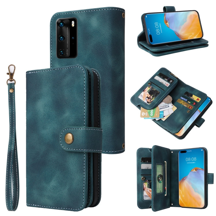 Multifunctional Card Slot Zipper Wallet Leather Phone Case, For Huawei P30 Lite, For Huawei P30 Pro, For Huawei P40 Pro, For Huawei P Smart Z, For iPhone SE 2022 / SE 2020 / 8 / 7, For iPhone 6s / 6, For iPhone 6s Plus / 6 Plus, For iPhone 8 Plus / 7 P...