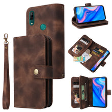Load image into Gallery viewer, Multifunctional Card Slot Zipper Wallet Leather Phone Case, For Huawei P30 Lite, For Huawei P30 Pro, For Huawei P40 Pro, For Huawei P Smart Z, For iPhone SE 2022 / SE 2020 / 8 / 7, For iPhone 6s / 6, For iPhone 6s Plus / 6 Plus, For iPhone 8 Plus / 7 P...