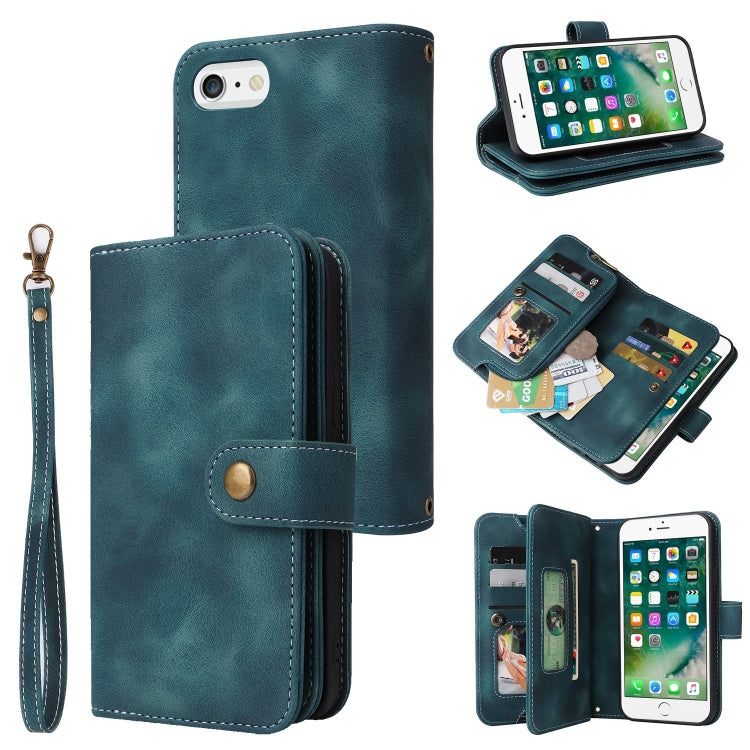 Multifunctional Card Slot Zipper Wallet Leather Phone Case, For Huawei P30 Lite, For Huawei P30 Pro, For Huawei P40 Pro, For Huawei P Smart Z, For iPhone SE 2022 / SE 2020 / 8 / 7, For iPhone 6s / 6, For iPhone 6s Plus / 6 Plus, For iPhone 8 Plus / 7 P...