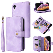 Load image into Gallery viewer, Multifunctional Card Slot Zipper Wallet Leather Phone Case, For iPhone XS Max, For iPhone XR, For Google Pixel 6, For Google Pixel 6 Pro