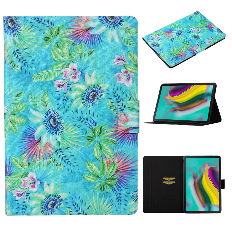 Coloured Drawing Pattern Horizontal Flip Leather Case with Holder & Card Slot & Sleep / Wake-up Function