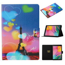 Load image into Gallery viewer, Coloured Drawing Pattern Horizontal Flip Leather Case with Holder &amp; Card Slot &amp; Sleep / Wake-up Function