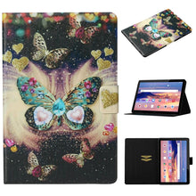 Load image into Gallery viewer, Coloured Drawing Pattern Horizontal Flip Leather Case with Holder &amp; Card Slot &amp; Sleep / Wake-up Function