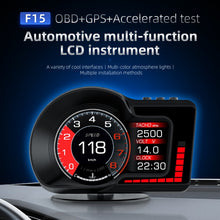 Load image into Gallery viewer, F15 Car High-definition LCD Instrument OBD+GPS HUD Head-up Display, F15