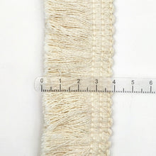 Load image into Gallery viewer, 25m 4cm Beige Cotton Thread Tassel Lace Decorative Ribbon For Craft DIY Curtain Home Decorative Clothes Sewing Accessories