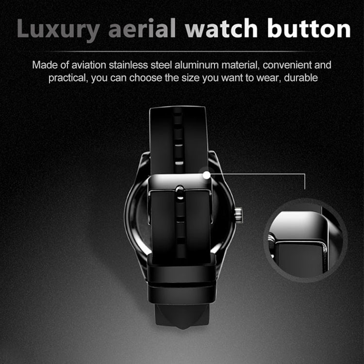 addies MY-1601 Regular Version Silicone Watchstrap Quartz Watch, Support Calendar