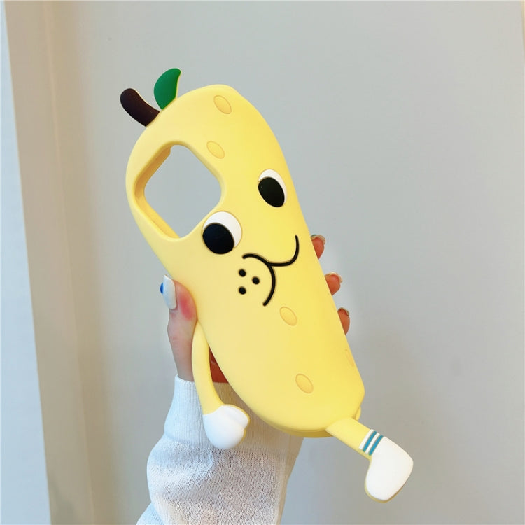 Snow Pear Silicone Phone Case, For iPhone 14, For iPhone 13 Pro, For iPhone 12, For iPhone 12 Pro, For iPhone 11 Pro Max