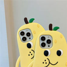 Load image into Gallery viewer, Snow Pear Silicone Phone Case, For iPhone 14, For iPhone 13 Pro, For iPhone 12, For iPhone 12 Pro, For iPhone 11 Pro Max