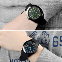 Load image into Gallery viewer, addies MY-1601 Luminous Version Silicone Watchstrap Quartz Watch, Support Calendar
