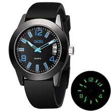 Load image into Gallery viewer, addies MY-1601 Luminous Version Silicone Watchstrap Quartz Watch, Support Calendar