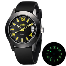 Load image into Gallery viewer, addies MY-1601 Luminous Version Silicone Watchstrap Quartz Watch, Support Calendar