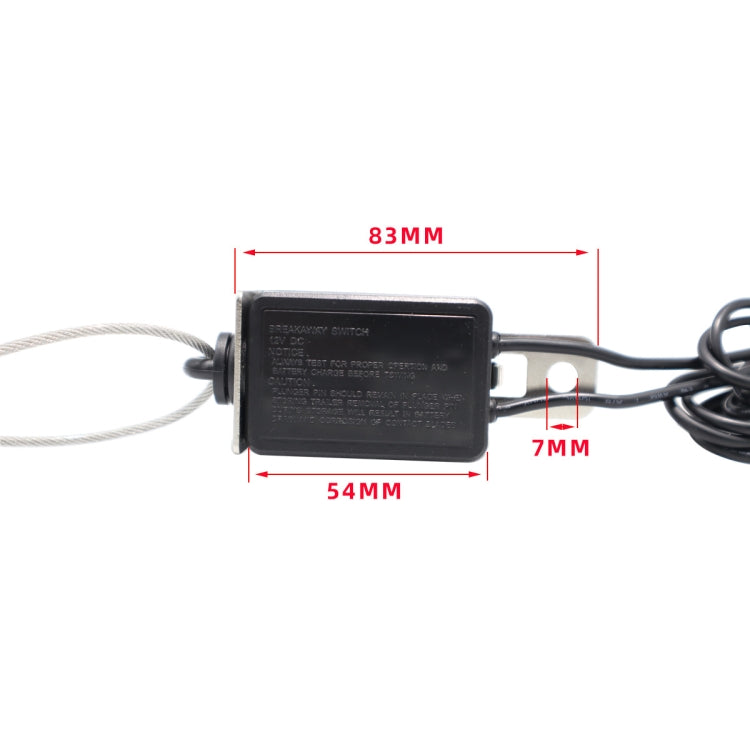 Trailer 4ft Brake Release Switch Breakaway Switch, CP-3041