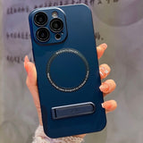 PC Fuel Injection Magsafe Holder Phone Case, For iPhone 14, For iPhone 14 Plus, For iPhone 14 Pro, For iPhone 14 Pro Max, For iPhone 13, For iPhone 13 Pro, For iPhone 13 Pro Max, For iPhone 12, For iPhone 12 Pro, For iPhone 12 Pro Max