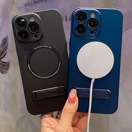 PC Fuel Injection Magsafe Holder Phone Case, For iPhone 14, For iPhone 14 Plus, For iPhone 14 Pro, For iPhone 14 Pro Max, For iPhone 13, For iPhone 13 Pro, For iPhone 13 Pro Max, For iPhone 12, For iPhone 12 Pro, For iPhone 12 Pro Max