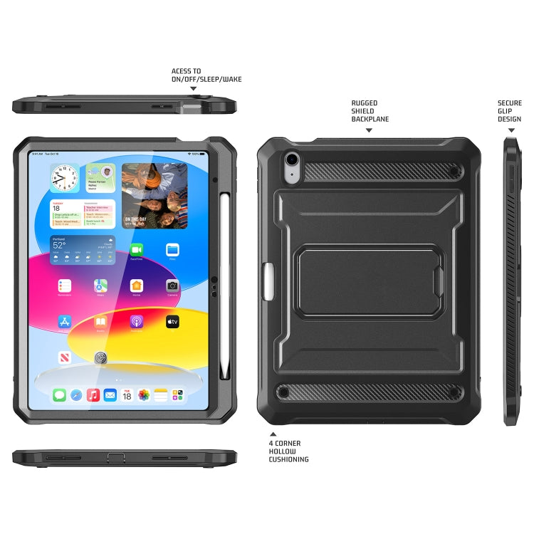 Explorer Tablet Protective Case with Screen Protector & Pen Slot, For iPad 10th Gen 10.9 2022, For iPad Air 4 2020/Air 5 2022 10.9, For iPad Pro 11 2022/2021/2020/2018