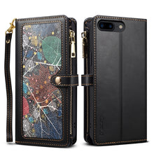 Load image into Gallery viewer, ESEBLE Star Series Lanyard Zipper Wallet RFID Leather Case, For iPhone XR, For iPhone 8 Plus / 7 Plus, For iPhone 6s / 6, For iPhone 6s Plus / 6 Plus