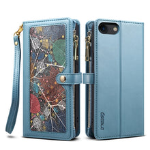 Load image into Gallery viewer, ESEBLE Star Series Lanyard Zipper Wallet RFID Leather Case, For iPhone XR, For iPhone 8 Plus / 7 Plus, For iPhone 6s / 6, For iPhone 6s Plus / 6 Plus