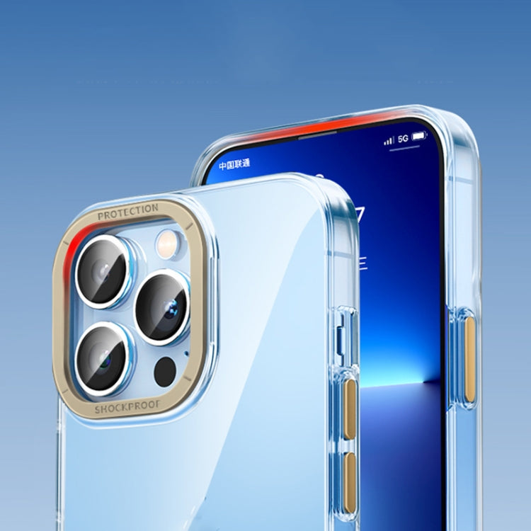 Metal Key Crystal Transparent PC Phone Case, For iPhone 14, For iPhone 14 Plus, For iPhone 14 Pro, For iPhone 14 Pro Max, For iPhone 13, For iPhone 13 Pro, For iPhone 13 Pro Max