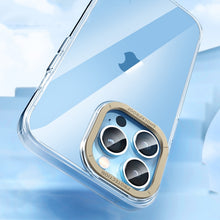 Load image into Gallery viewer, Metal Key Crystal Transparent PC Phone Case, For iPhone 14, For iPhone 14 Plus, For iPhone 14 Pro, For iPhone 14 Pro Max, For iPhone 13, For iPhone 13 Pro, For iPhone 13 Pro Max