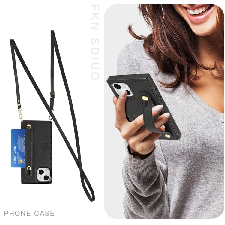 Crossbody Wrist Strap Card Holder Phone Case, For iPhone 14, For iPhone 14 Plus, For iPhone 14 Pro, For iPhone 14 Pro Max