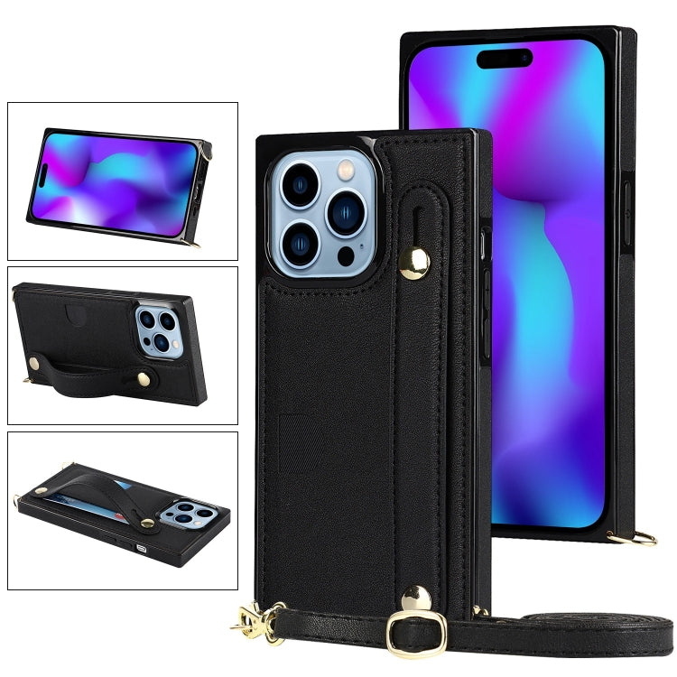Crossbody Wrist Strap Card Holder Phone Case, For iPhone 14, For iPhone 14 Plus, For iPhone 14 Pro, For iPhone 14 Pro Max