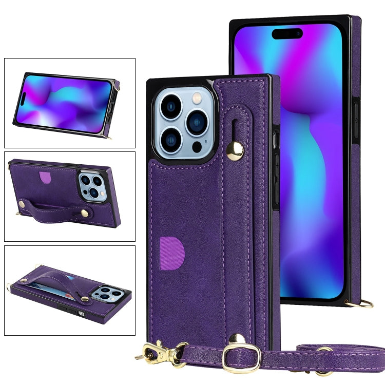 Crossbody Wrist Strap Card Holder Phone Case, For iPhone 14, For iPhone 14 Plus, For iPhone 14 Pro, For iPhone 14 Pro Max