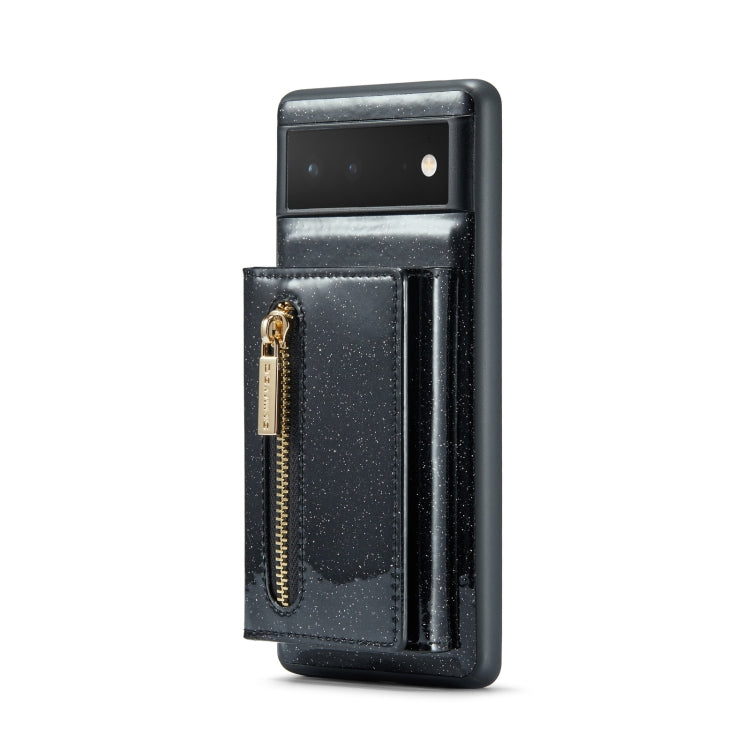 DG.MING M3 Series Glitter Powder Card Bag Leather Case, For Google Pixel 6, For Samsung Galaxy S20 FE, For iPhone 11 Pro, For Samsung Galaxy S21 5G, For iPhone 11 Pro Max, For Samsung Galaxy S21 Ultra 5G, For Samsung Galaxy Z Fold3 5G                  ...