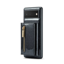 Load image into Gallery viewer, DG.MING M3 Series Glitter Powder Card Bag Leather Case, For Google Pixel 6, For Samsung Galaxy S20 FE, For iPhone 11 Pro, For Samsung Galaxy S21 5G, For iPhone 11 Pro Max, For Samsung Galaxy S21 Ultra 5G, For Samsung Galaxy Z Fold3 5G                  ...