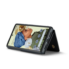 Load image into Gallery viewer, DG.MING M3 Series Glitter Powder Card Bag Leather Case, For Google Pixel 6, For Samsung Galaxy S20 FE, For iPhone 11 Pro, For Samsung Galaxy S21 5G, For iPhone 11 Pro Max, For Samsung Galaxy S21 Ultra 5G, For Samsung Galaxy Z Fold3 5G                  ...