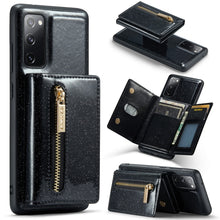 Load image into Gallery viewer, DG.MING M3 Series Glitter Powder Card Bag Leather Case, For Google Pixel 6, For Samsung Galaxy S20 FE, For iPhone 11 Pro, For Samsung Galaxy S21 5G, For iPhone 11 Pro Max, For Samsung Galaxy S21 Ultra 5G, For Samsung Galaxy Z Fold3 5G                  ...