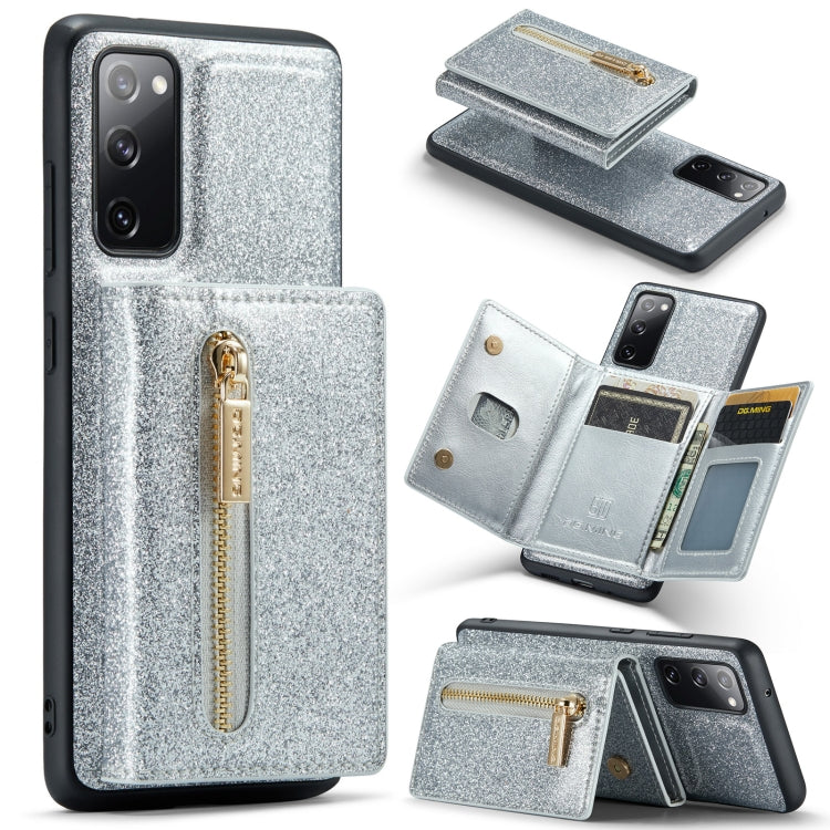 DG.MING M3 Series Glitter Powder Card Bag Leather Case, For Google Pixel 6, For Samsung Galaxy S20 FE, For iPhone 11 Pro, For Samsung Galaxy S21 5G, For iPhone 11 Pro Max, For Samsung Galaxy S21 Ultra 5G, For Samsung Galaxy Z Fold3 5G                  ...