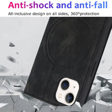 Load image into Gallery viewer, Wireless Charging Magsafe Leather Phone Case, For iPhone 14, For iPhone 14 Plus, For iPhone 14 Pro, For iPhone 14 Pro Max