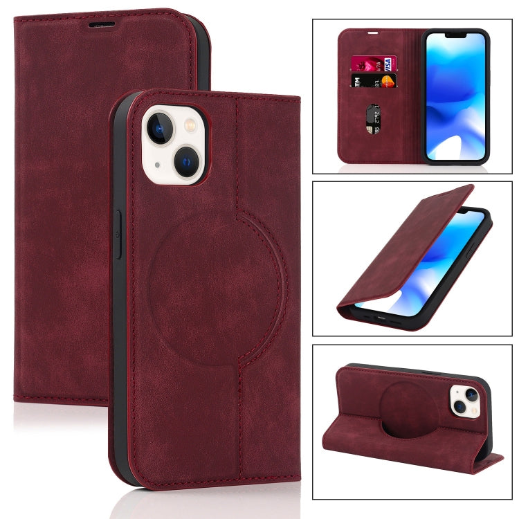 Wireless Charging Magsafe Leather Phone Case, For iPhone 14, For iPhone 14 Plus, For iPhone 14 Pro, For iPhone 14 Pro Max