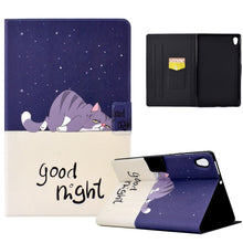 Load image into Gallery viewer, Electric Pressed TPU Smart Leather Tablet Case, For Samsung Galaxy Tab A8 10.5 2021 / A8 2022, For Samsung Galaxy Tab S6 Lite SM-P610, For Samsung Galaxy Tab A 8.0 T350, For Samsung Galaxy Tab A7 10.4 2020 / 2022, For Samsung Galaxy Tab A 10.1 T580    ...