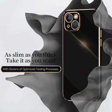 Load image into Gallery viewer, XINLI Straight Edge 6D Electroplate TPU Phone Case, For iPhone 14, For iPhone 14 Plus, For iPhone 14 Pro, For iPhone 14 Pro Max, For iPhone 13, For iPhone 13 mini