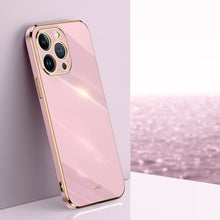 Load image into Gallery viewer, XINLI Straight Edge 6D Electroplate TPU Phone Case, For iPhone 14, For iPhone 14 Plus, For iPhone 14 Pro, For iPhone 14 Pro Max, For iPhone 13, For iPhone 13 mini